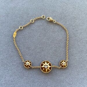 Dior 18k yellow gold, diamonds, tiger eyes Bracelet